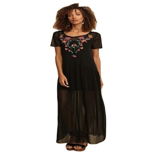 Vestido largo y elegante para mujer, vestido largo informal, cómodo, con espalda descubierta - Product Image 1
