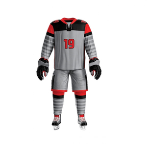 ชุด IHU-0047ฮ็อกกี้น้ำแข็งใส่สบายทีมปากีสถานเข้ารูปวัสดุทนทาน - Product Image 2