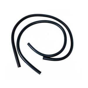 Par de protectores de piernas negros con ribetes de goma Lambretta GP + DL - Product Image 1