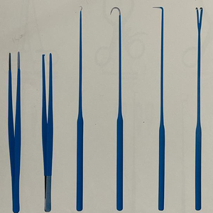 Pinzas de Acero Inoxidable de Dos Puntas para Disección, Pinzas para Tejidos, Gancho Iris, Gancho Emmet - Instrumento Médico Duradero - Product Image 1