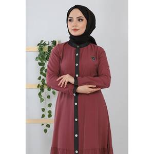 Abrigos, Chaquetas y Gabardinas Modestas con Botones y Cinturón, Abaya - Product Image 2