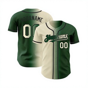 Wholesale Custom Baseball Jersey Men's Baseball and Youth Softball Uniform Custom Printed Short Sleeve Jersey Direct Factory - Product Image 1