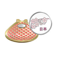 Marqueur de balle de golf magnétique à clipser sur chapeau, logo personnalisé, accessoires de golf en métal, cadeaux promotionnels en gros