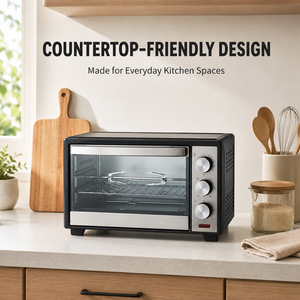 Greenchef Electric OTG (Four à griller et à toaster) |   Conception compacte |   Arrêt automatique |   Verre résistant à la chaleur |   Poignées résistantes à la chaleur | - Product Image 4