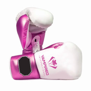 VI ถุงมือมวยหนัง PU คุณภาพสูงใช้ได้ทั้งชายและหญิงถุงมือฝึกกลางแจ้ง MMA กันน้ำออกแบบโลโก้ได้ตามที่ต้องการ - Product Image 5