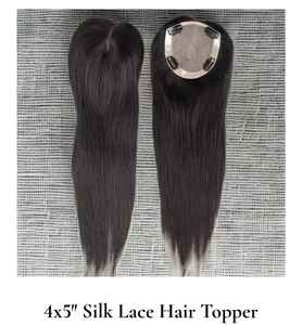 Cabello virgen indio Topper Suelto Onda profunda y rizos rizados Estilos Grado virgen Rizado Recto Conveniente - Product Image 3