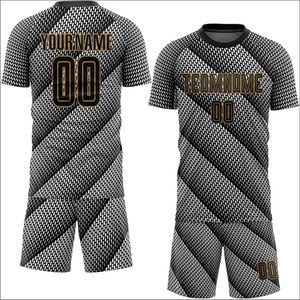 Ensemble d'uniformes de club de football personnalisés, t-shirts et maillots pour joueurs de football, équipement de football haut de gamme, 100% polyester - Product Image 1