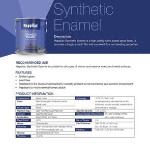 Pintura alquídica sintética con revestimiento líquido exterior de base acrílica de alto brillo para madera y metal para aplicación de pinceles - Product Image 6