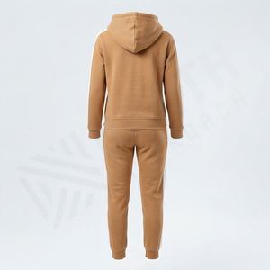 Vêtements de sport pour femmes en gros, ensemble de survêtement en molleton avec fermeture éclair, pantalon de jogging, ensemble deux pièces, tenue de sport, vêtements de fitness - Product Image 2