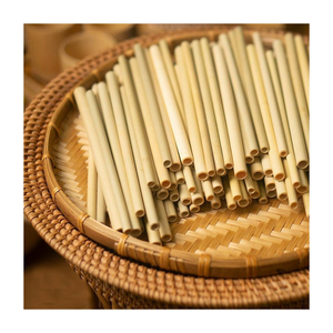 Pajita de bambú natural 100%: paja de bambú vietnamita hecha a mano, perfecta para uso en restaurantes de moda y bebidas caseras sostenibles - Product Image 4