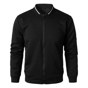 Chaqueta Bomber Varsity de lana para hombre de talla XL más vendida, ropa deportiva de invierno informal de lana 100% de algodón con cremallera ligera de alta calidad - Product Image 1