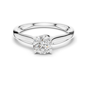 Bague solitaire en diamant de laboratoire de 0,65 carat pour femmes, clarté VVS-VS EF, or 18 carats, 14 carats, 10 carats et argent 925, rose, jaune - Product Image 2
