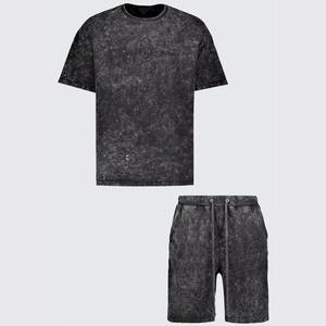 Ensemble d'été confortable et élégant pour hommes Ensemble deux pièces conçu pour le streetwear et la détente - Product Image 4
