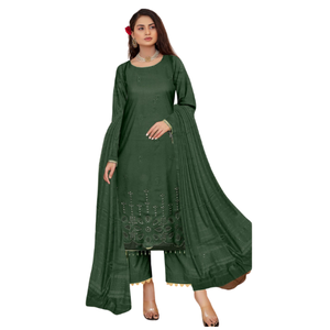 QUALITÉ SUPÉRIEURE DERNIÈRE 2024 DESIGNS CASUAL PAKISTANI VÊTEMENTS D'HIVER ROBES SHALWAR KAMEEZ LILEN ROBES TOP EXIGEANT TRADITIONNEL - Product Image 2