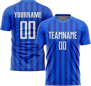 Venta caliente cómodo conjunto de camisetas de fútbol de secado rápido sublimación transpirable diseño personalizado OEM uniformes para clubes - Product Image 6