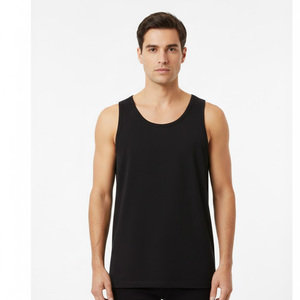 <b>Men</b> quick dry tank top OEM factory supplier wholesale custom made sleeveless gym wear workout <b>vest</b> fashion fitness sporty casual - Product Image 1