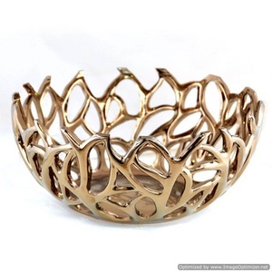 Frutero de Metal Elegante y Único, Color Dorado, Nuevo Diseño Elegante, Decoración de Lujo, Fruteros Elegantes para Servir - Product Image 2