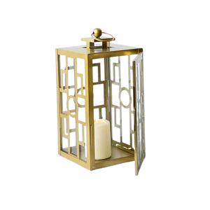 Nouveau style de lanterne à bougies ronde en métal lanterne décorative lanterne de mariage en métal à vendre bocaux à bougies de mariage - Product Image 4