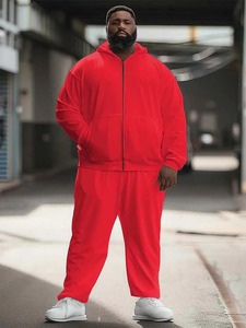 Vêtements d'entraînement de haute qualité pour hommes, ensemble de survêtements 2 pièces avec logo personnalisé, nouveaux vêtements de sport d'hiver à la mode - Product Image 5