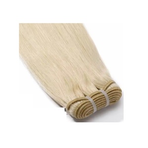 ผมมนุษย์บริสุทธิ์สีบลอนด์ #613ผมมนุษย์แท้เนื้อตรงแบบ Remy แบบบราซิลและอินเดีย - Product Image 3