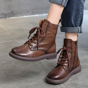 Bottes en cuir pour femme à talon aiguille, bout pointu, sexy, montantes au-dessus du genou, à talon plat - Product Image 1