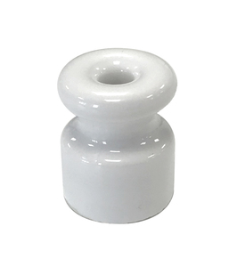 Isolatore in porcellana bianca per cavo intrecciato (F-Bright 1400424) - Product Image 1