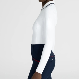 Camiseta ecuestre deportiva Ajuste perfecto técnico Ropa personalizada a granel Venta al por mayor Equitación Baselayer Top Camisas - Product Image 3