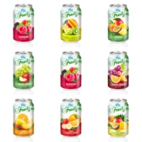 Boisson tropicale de jus de fruits du Vietnam 330ml en conserve meilleur prix OEM personnaliser marque privée diverses boissons de jus
