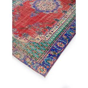 Tapis en laine vintage noué à la main Pae-2870 pour la maison, tapis de salon abstrait tressé fait main avec motif médaillon, neuf - Product Image 2