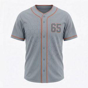 Camiseta de Béisbol Personalizada con Nombre y Número, Tela de Alta Calidad, Ideal para Entrenamientos de Equipos y Juegos Competitivos - Product Image 1