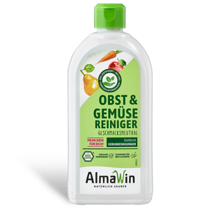 Nettoyant pour fruits et légumes AlmaWin Brand Export 500ml pour le nettoyage des fruits à peau lisse, détergent bio, détergent pour bébé - Product Image 1