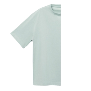 Camiseta Casual de Manga Corta para Hombre, Talla Grande, con Logotipo Bordado Personalizable de Alta Calidad, Color Azul Cielo, 220 g/m², 100 % Orgánica - Product Image 2