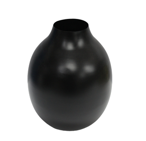 แจกันเหล็กลายดอกไม้สีดำด้านดีไซน์ทันสมัยสำหรับตกแต่งบ้านและตกแต่งโต๊ะแฮนด์เมดจำนวนมาก - Product Image 3