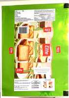 Sacs d'emballage alimentaire refermables en résine PET durables pour le stockage portable de gâteaux, chocolats, pains et snacks