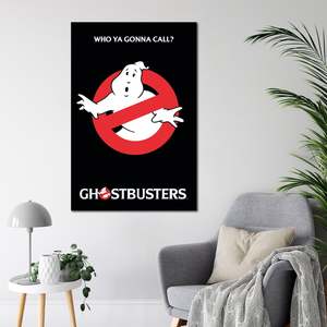 Póster moderno con el logotipo de los Cazafantasmas para la canción Who Ya Gonna Call? Marco Negro para Decoración de Pared - Product Image 2