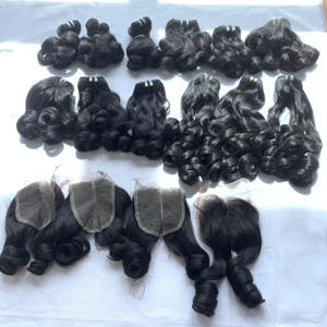 Lagee — Extensions de cheveux naturels 10A, cheveux très tirés, Double Drawn, Super rebondissants, meilleur vente - Product Image 4