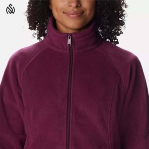 Servicio de OEM ligero transpirable cálido cremallera Sherpa chaqueta polar invierno mujer chaqueta todas las tallas disponibles - Product Image 2