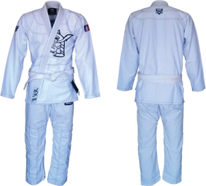 Kimono de Jiu-Jitsu Brasileño Verde Personalizado con Logotipo Personalizado, Unisex, 300g, Algodón Pesado, Ropa de Artes Marciales Premium - Product Image 1