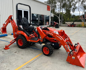 Proveedor Mayorista de Tractores Compactos BX25D con Retroexcavadora Delantera, 2WD, Motor Diésel de 25HP, Envío Inmediato - Product Image 1