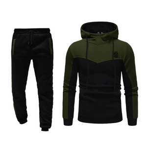 ชุดวอร์มผู้ชายผ้าฝ้าย 100% น้ำหนักเบา ระบายอากาศได้ดี สำหรับฤดูหนาว ปี 2025 แบบเรียบง่าย มีฮู้ด พร้อมโลโก้สั่งทำได้ ขายส่ง - Product Image 1