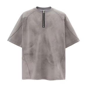 T-Shirt surdimensionné pour hommes de haute qualité personnalisé multicolore goutte épaule Style lavé 100% coton mode approvisionnement en gros - Product Image 6