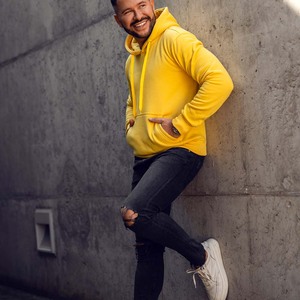 Nouveau sweat à capuche personnalisé pour hommes sweat-shirt décontracté col rond broderie logo grande taille basique pull à capuche - Product Image 6