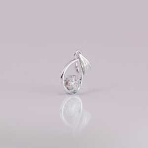 Lujoso Colgante Minimalista de Diamante Cultivado en Laboratorio con Corte Redondo, Oro Sólido de 14kt, para Mujer, con Nuevo Diseño Personalizado de Moda - Product Image 4