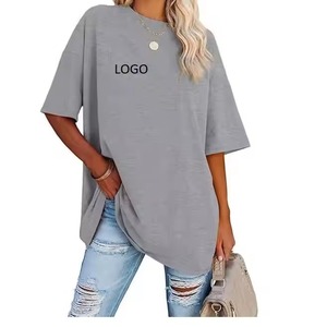 Camiseta Extra Grande 95% Algodón 5% Elastano 230gsm, Etiqueta Privada Personalizada con Logotipo, Ropa Deportiva para Gimnasio, Camiseta Lisa para Hombre - Product Image 4