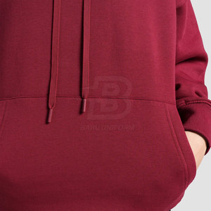 Sweats à capuche décontractés d'hiver légers en coton/polyester pour femmes avec logo personnalisé-Service OEM de haute qualité - Product Image 5