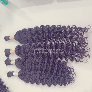 Paquetes de cabello humano crudo 100% de alta calidad sedoso recto 1kg a granel de - Product Image 2