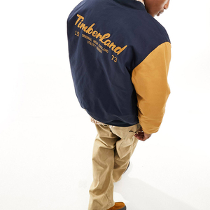 Veste d'Université de Baseball en Tissu Léger de Grande Taille Unisexe Col Montant Broderie Décoration Logo Personnalisé Saison d'Hiver Vente en Gros - Product Image 3