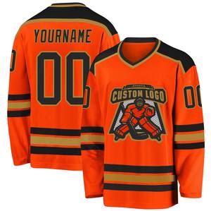 Maillot de hockey sur glace crossover 100% polyester imprimé par transfert thermique antibactérien à séchage rapide, option de nom d'équipe personnalisé, unisexe adulte - Product Image 4