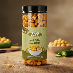 Glee Impex Makhana (Noix de Renard) Grillée au Jalapeño Épicé, Premium, Sans Gluten, Riche en Protéines, Pot en Plastique 80g - Product Image 3