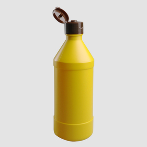 Botella Amarilla de HDPE de 500 ml - Soluciones de Empaque JK, Envase de Líquido Personalizable de Alta Calidad para Soluciones M0316 - Product Image 2